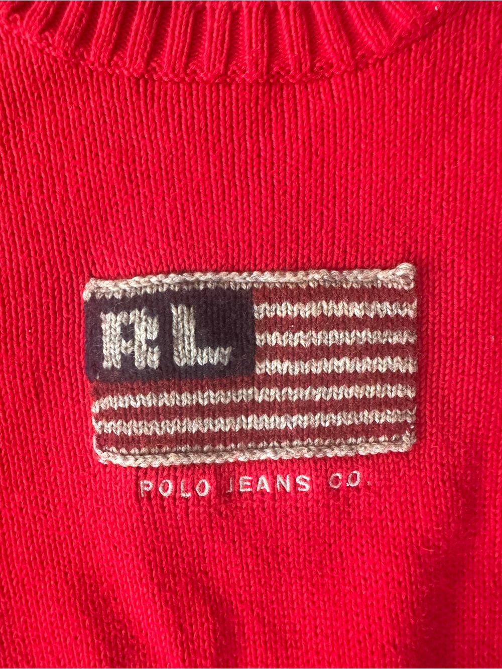 Ralph Lauren Polo Jeans American Flag Sweater - Picture 2 of 4